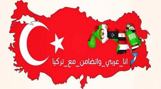 Arap halklarından Türkiye&#039;ye destek