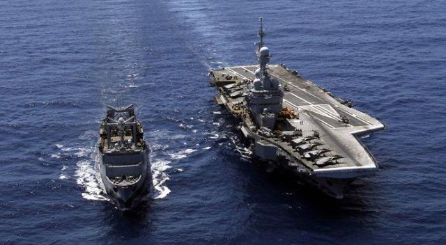 Fransa Akdeniz&#039;e savaş gemisi gönderiyor.