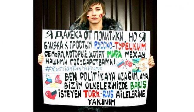 Rus şarkıcıdan Türk-Rus ilişkilerine destek çağrısı