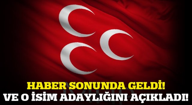 Sinan Oğan MHP Genel Başkanlığı&#039;na resmen aday