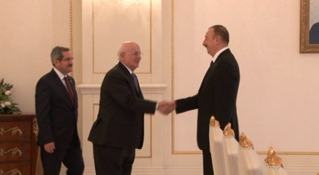 Aliyev Kahraman’la görüştü