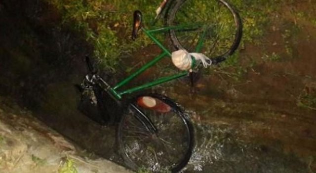 Bisikletiyle kanala düşen fırıncı öldü
