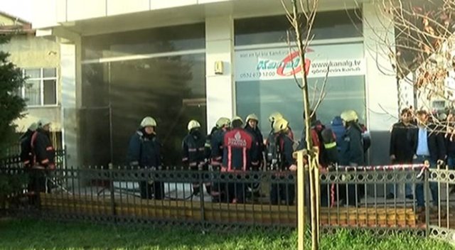 Çekmeköy&#039;deki Televizyon kanalı binasında patlama: 4 yaralı