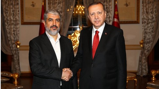 Cumhurbaşkanı Erdoğan, Halid Meşal&#039;i kabul etti
