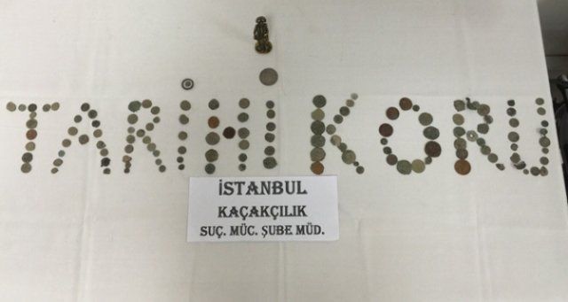 İstanbul’da 133 parça tarihi eser ele geçirildi