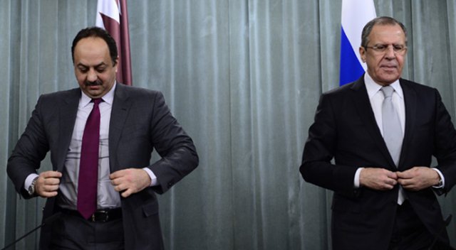 Katar Dışişleri Bakanı, Lavrov&#039;la buluştu, Esed&#039;i yerden yere vurdu