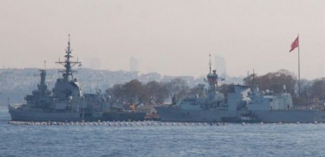 NATO gemileri İstanbul&#039;a demirledi