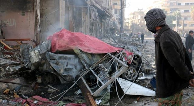 Şam&#039;da sivil yerleşim yerine saldırı