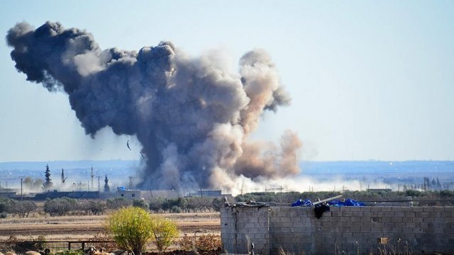 Suriye&#039;de koalisyon uçaklarının saldırısında 37 sivil öldü