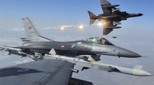 8 F-16 Suriye hudut hattı boyunca havalandı