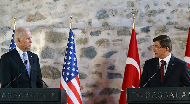 Başbakan Davutoğlu ile Biden&#039;den önemli açıklama