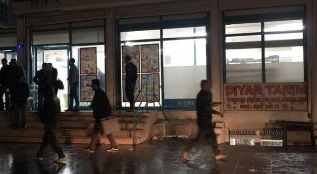 Diyarbakır&#039;da markete molotof: 1 kişi hastaneye kaldırıldı