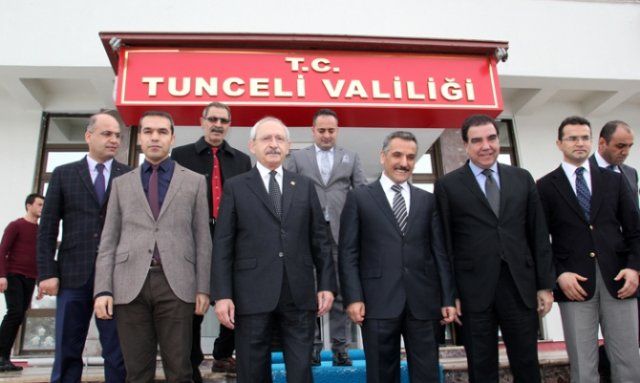 Kemal Kılıçdaroğlu Tunceli Valiliğini ziyaret etti