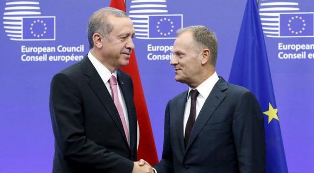 Cumhurbaşkanı Erdoğan, Donald Tusk ile görüştü