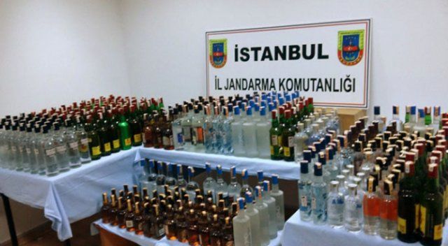 İstanbul’da kaçak içki operasyonu
