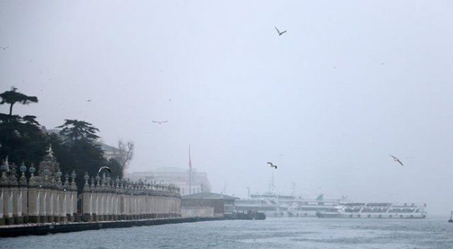 İstanbul&#039;da yoğun sis