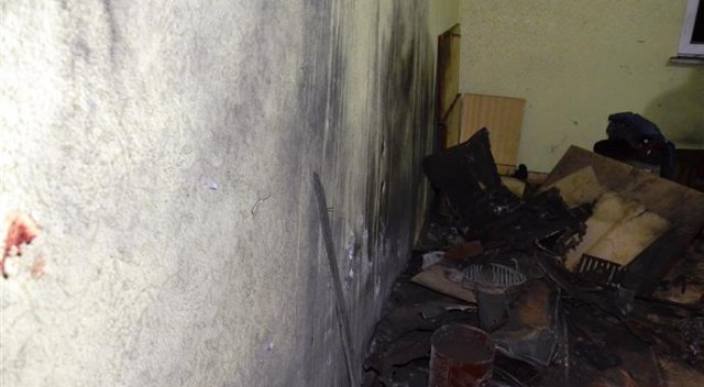 Malatya&#039;da sobaya atılan odunun patladı, 7 kişi hastanelik oldu!
