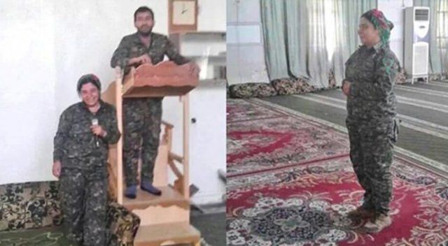 YPG&#039;li teröristler camileri talan etti!