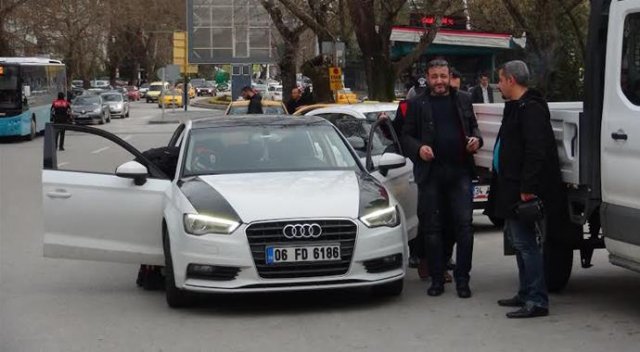 Ankara&#039;da şüpheli otomobil alarmı!