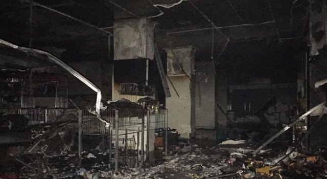 Diyarbakır&#039;da markete molotoflu saldırı