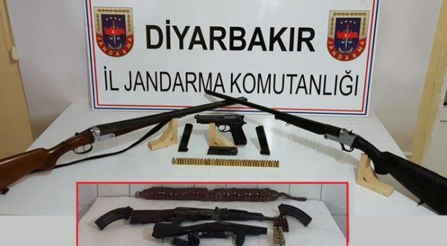 Diyarbakır&#039;da silah kaçakçılığı operasyonu: 3 kişi tutuklandı