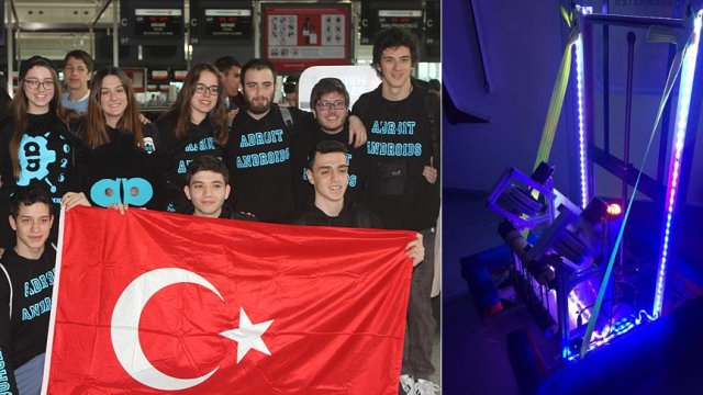 Türk öğrencilerin robotu ABD&#039;de yarışacak