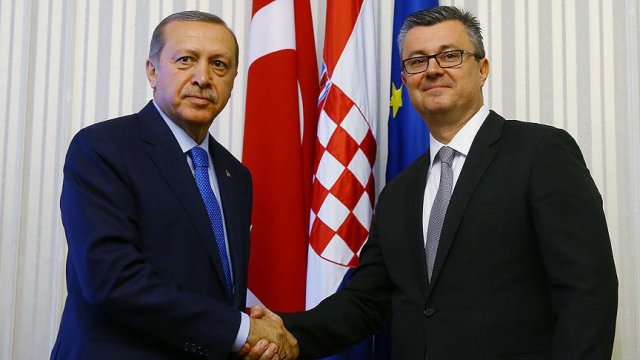 Cumhurbaşkanı Erdoğan, Hırvatistan Başbakanı Oreskovic ile görüştü
