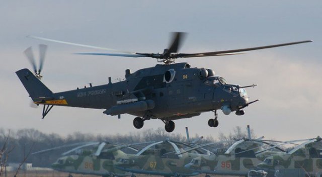 Irak&#039;ta Rus helikopteri düştü