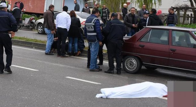 Sinop&#039;ta otomobilin çarptığı yaya öldü