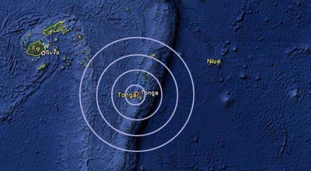 Tonga&#039;da 5,8 büyüklüğünde deprem