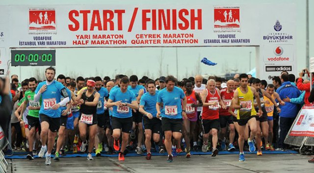 Vodafone İstanbul Yarı Maratonu başlıyor