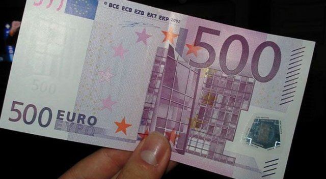500 Euro&#039;lar tedavülden kalkıyor!