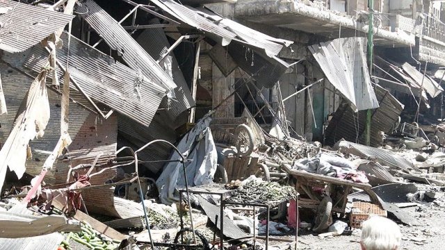 İdlib&#039;de pazar yerine saldırı: 4 ölü, 15 yaralı