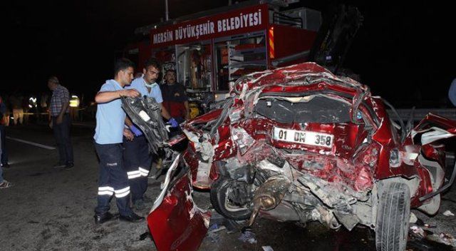 Mersin&#039;de feci kaza: 1 ölü
