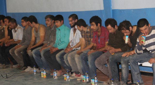 Nusaybin&#039;de teslim olan 25 PKK&#039;lının sorgusu devam ediyor