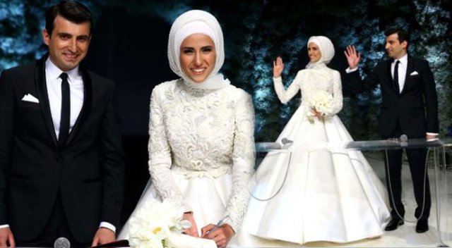 Sümeyye Erdoğan&#039;ın gelinliğini kimin tasarladığı ortaya çıktı