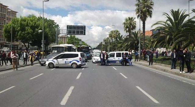 Vatan Caddesi Eminönü istikametinde trafiğe kapatıldı