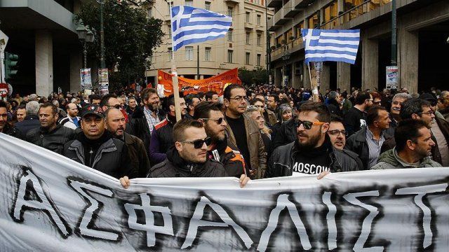 Yunanistan&#039;da grev