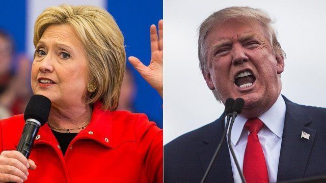 Başkanlık yarışında Clinton ve Trump karşı karşıya