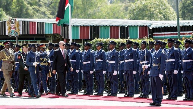 Cumhurbaşkanı Erdoğan Kenya&#039;da resmi törenle karşılandı