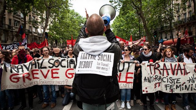 Fransa&#039;da grev ve protestolar sürüyor