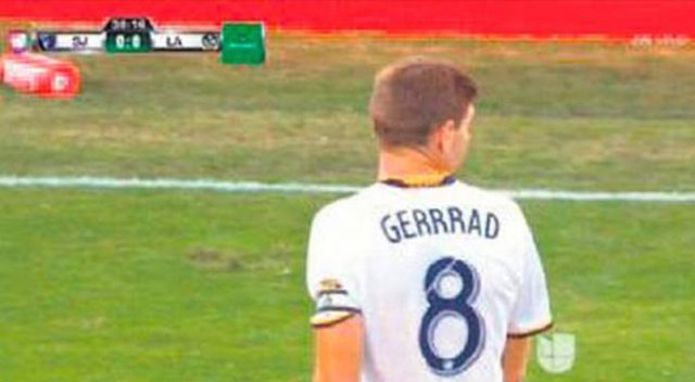 Gerrard&#039;ın formasındaki hata sosyal medyayı salladı