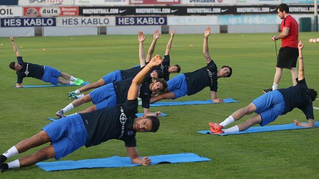 Trabzonspor yeni sezon öncesi ilk çalışmasını yaptı