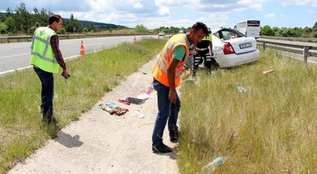 Bolu’da otomobil takla attı: 4 yaralı