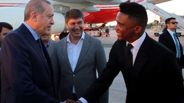 Cumhurbaşkanı Erdoğan&#039;a sürpriz karşılama