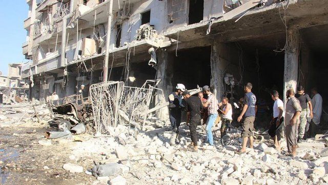 Halep&#039;te yerleşim yerine hava saldırısı: 16 ölü, 25 yaralı