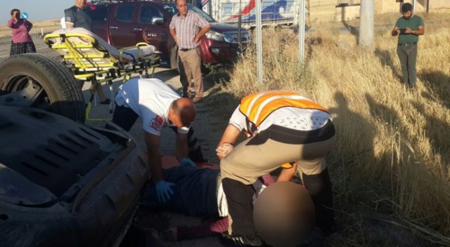 Aksaray&#039;da kamyonet 8 takla attı: 1 ölü, 6 yaralı