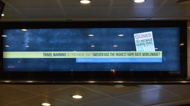 Atatürk Havalimanı&#039;nda yolculara İsveç uyarısı