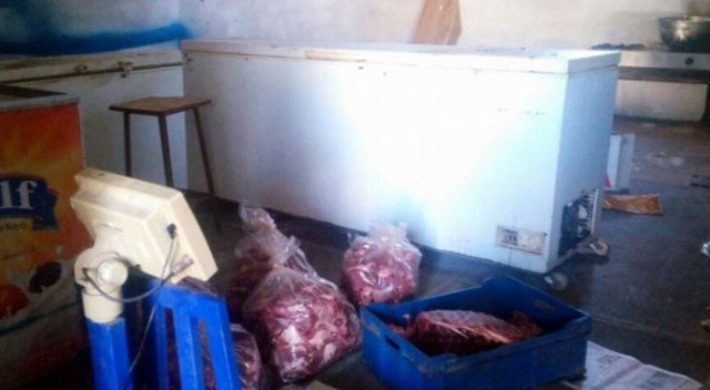 Aydın&#039;da 450 kilo kaçak domuz eti yakalandı