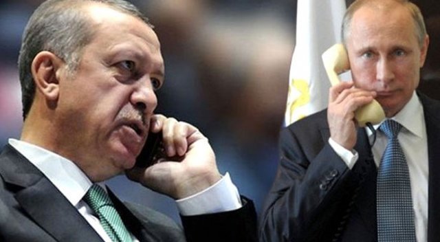 Erdoğan Putin&#039;le görüştü! Konu Fırat Kalkanı